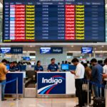 IndiGo Airlines departure board