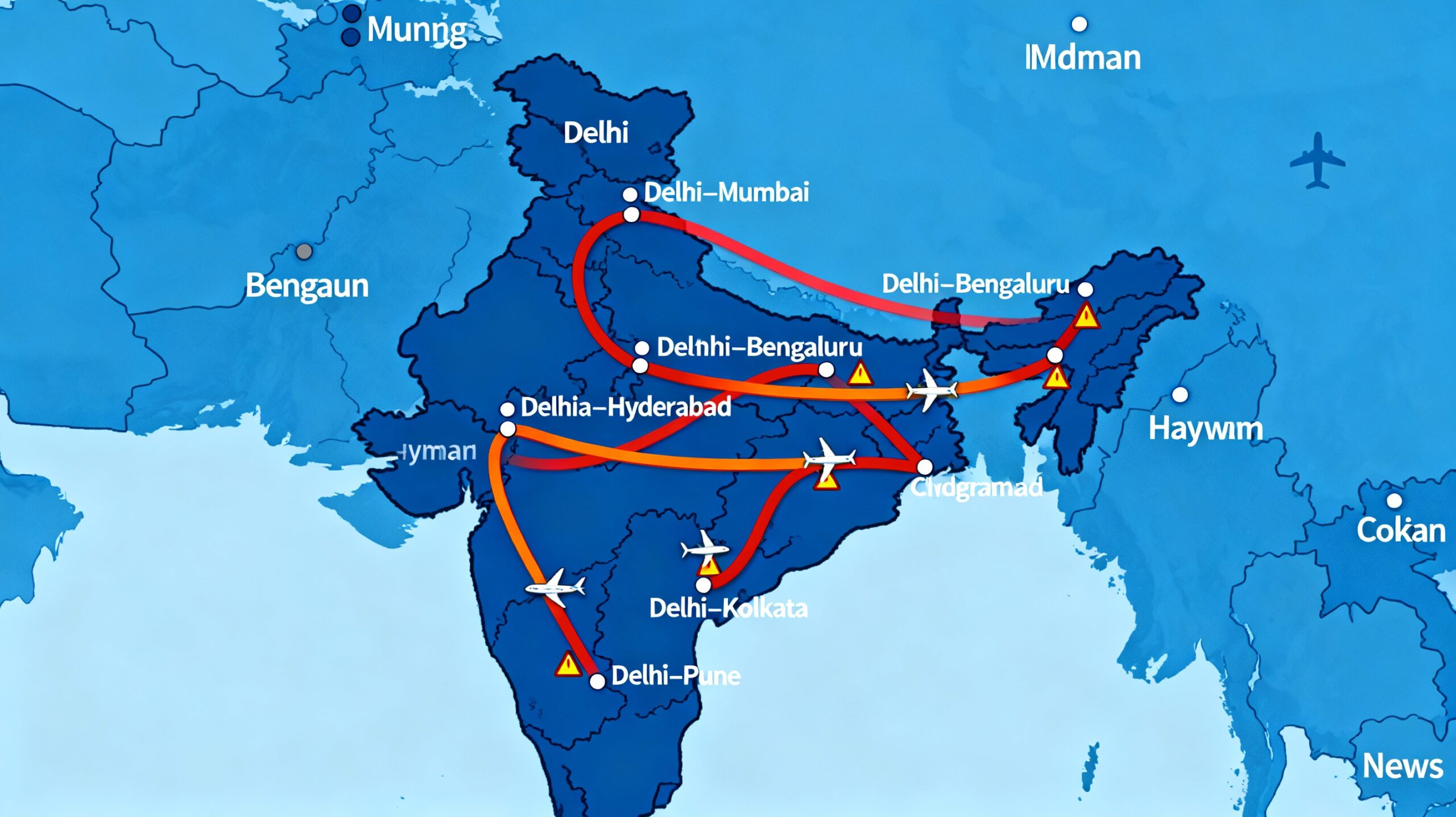 map of India highlighting