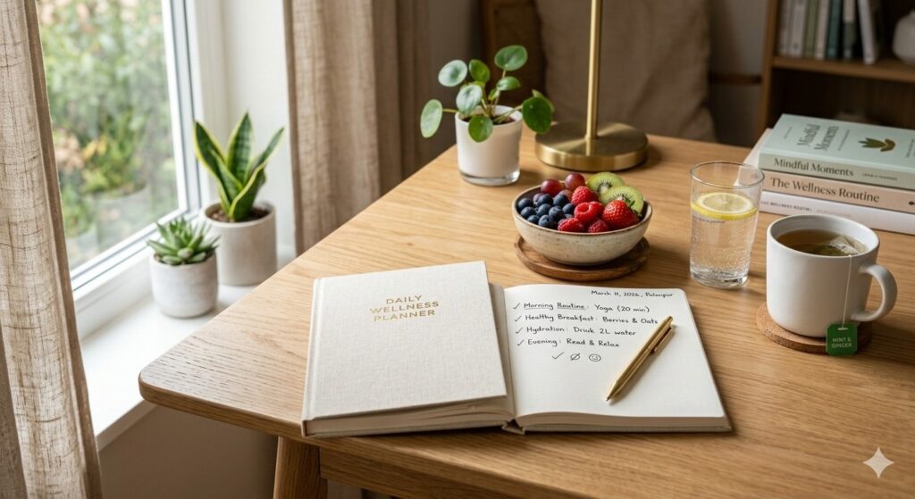 Simple Healthy Habits daily routine lifestyle